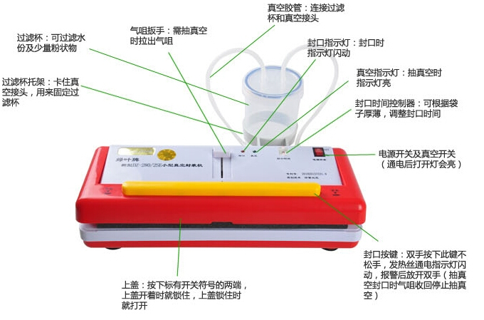 家用小型真空包装机细节图